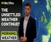 Outbreaks of showery rain across parts of England and Wales. Drier further north. Wind and rain pushing into the southwest throughout the afternoon – This is the Met Office UK Weather forecast for the morning of 31/10/23. Bringing you today’s weather forecast is Alex Burkill.
