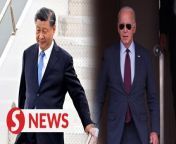 US President Joe Biden arrived in San Francisco on Tuesday (Nov 14) to host the Asia-Pacific Economic Cooperation (Apec) summit, and a meeting with Chinese President Xi Jinping.&#60;br/&#62;&#60;br/&#62;Biden has said his goal during talks with Xi is to resume normal communications between the two superpowers, including military-to-military contacts.&#60;br/&#62;&#60;br/&#62;WATCH MORE: https://thestartv.com/c/news&#60;br/&#62;SUBSCRIBE: https://cutt.ly/TheStar&#60;br/&#62;LIKE: https://fb.com/TheStarOnline&#60;br/&#62;