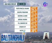 Matinding init at alinsangan!&#60;br/&#62;&#60;br/&#62;&#60;br/&#62;&#60;br/&#62;&#60;br/&#62;Balitanghali is the daily noontime newscast of GTV anchored by Raffy Tima and Connie Sison. It airs Mondays to Fridays at 10:30 AM (PHL Time). For more videos from Balitanghali, visit http://www.gmanews.tv/balitanghali.&#60;br/&#62;&#60;br/&#62;#GMAIntegratedNews #KapusoStream&#60;br/&#62;&#60;br/&#62;Breaking news and stories from the Philippines and abroad:&#60;br/&#62;GMA Integrated News Portal: http://www.gmanews.tv&#60;br/&#62;Facebook: http://www.facebook.com/gmanews&#60;br/&#62;TikTok: https://www.tiktok.com/@gmanews&#60;br/&#62;Twitter: http://www.twitter.com/gmanews&#60;br/&#62;Instagram: http://www.instagram.com/gmanews&#60;br/&#62;&#60;br/&#62;GMA Network Kapuso programs on GMA Pinoy TV: https://gmapinoytv.com/subscribe