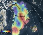 Scientists learn to better understand the movement of Greenland, as it was slowly pushed over the hotspot that is now located under neighboring Iceland. Nothing stands still over geologic time, and even the biggest land masses are constantly being reshaped by Earth.&#60;br/&#62;&#60;br/&#62;Credit: Goddard Space Flight Center and Dan Gallagher, Jefferson Beck, Ernie Wright