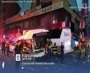 On Monday, Reuters reported that three people have been killed, and at least 15 others were injured, after a New York City transit bus collided with a tour bus.