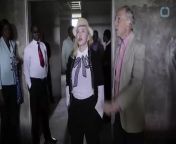 Pop Star Madonna is in Malawi for the official opening of a hospital children&#39;s wing that her charity funded. The Mercy James Institute for Pediatric Surgery and Intensive Care, located at the Queen Elizabeth Central Hospital in the city of Blantyre, was built in collaboration with Malawi&#39;s health ministry.