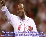 Joe Morgan asks Hall of Fame voters not to elect steroid users In a rather stunning development, baseball Hall of Famer Joe Morgan sent a letter to all Hall of Fame voters on Tuesday morning urging them not to elect known steroid users into Cooperstown.