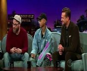 James asks Jason Segel and Seth Rogen about meeting 20 years ago to make &#92;
