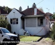 House fire on Dumfries Avenue │ March 22, 2024 │ Illawarra Mercury from gold in the fire
