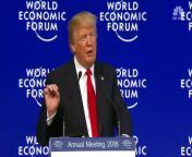 Trump&#39;s full speech at the World Economic Forum in Switzerland, where he talked economy, immigration andsecurity to global government and business leaders.