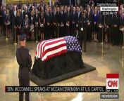 House Speaker Paul Ryan speaks at Sen. John McCain&#39;s memorial service in Washington&#39;s Capitol Rotunda.