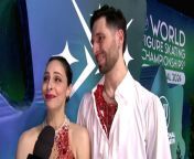 2024 Deanna Stellato-Dudek & Maxime Deschamps Worlds Post-LP Interview (1080p) - Canadian Television Coverage from television natak
