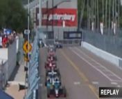 Indy Pro 2000 St Petersburg Race 1 Sikes Morales Huge Crash Red Flag from hindi video 2000