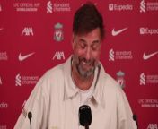 Liverpool boss Jurgen Klopp on his rivalry with Manchester City boss Pep Guardiola ahead of Sunday&#39;s Premier League clash&#60;br/&#62;AXA training centre, Liverpool, UK