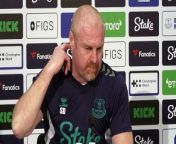 Dyche pleased with Everton form ahead of Manchester Utd trip&#60;br/&#62;&#60;br/&#62;Finch Farm training centre, Liverpool, England