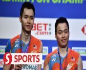 It was disappointment again for men&#39;s doubles shuttlers Aaron Chia-Soh Wooi Yik in the All-England final.&#60;br/&#62;&#60;br/&#62;The former world champions Aaron-Wooi Yik could not maintain their form and went down 16-21, 16-21 to Indonesia&#39;s Fajar Alfian-Rian Aridianto in the title match at the Utilita Arena in Birmingham on Sunday (March 18).&#60;br/&#62;&#60;br/&#62;Read more at https://tinyurl.com/5c2mh4je&#60;br/&#62;&#60;br/&#62;WATCH MORE: https://thestartv.com/c/news&#60;br/&#62;SUBSCRIBE: https://cutt.ly/TheStar&#60;br/&#62;LIKE: https://fb.com/TheStarOnline