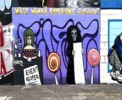Mural dedicated to disastrous Willy Wonka experience appears in GlasgowPA