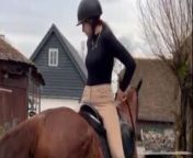 If Azra were even slightly less trained to ride horses, the incident captured in this video would have been a nightmare for her! &#60;br/&#62;&#60;br/&#62;&#92;