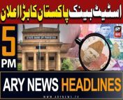ARY News 5 PM Headlines 18th March 2024 &#124; State Bank Pakistan