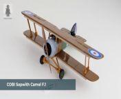 COBI Great War &#124; 2987 --- Sopwith Camel F.1 --- step by step unboxing and pure build --- part 2...&#60;br/&#62;&#60;br/&#62;&#60;br/&#62;Brand: COBI&#60;br/&#62;Theme: Great War&#60;br/&#62;Set Number: 2987&#60;br/&#62;Name: Sopwith Camel F.1&#60;br/&#62;Number of pieces: 176&#60;br/&#62;Number of minifigs: 1&#60;br/&#62;Year Released: 2022&#60;br/&#62;&#60;br/&#62;&#60;br/&#62;Specifications:&#60;br/&#62;Place of Origin: United Kingdom&#60;br/&#62;In Service: 1917 - 1920&#60;br/&#62;Role: Biplane Fighter&#60;br/&#62;Crew: 1&#60;br/&#62;Wingspan: 28&#39; / 8.53m&#60;br/&#62;Length: 18&#39; 9&#92;