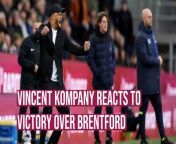 Vincent Kompany was pleased with his sides first win since December and feels his players deserve to celebrate.
