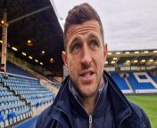 John Mousinho chats to The News after seeing his side beat Peterborough 1-0 at London Road