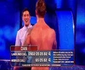 Splash! contestant Dan Osborne&#39;s leopard-print trunks proved to be quite a distraction for the reality competition show&#39;s host and Tom Daley.&#60;br/&#62;&#60;br/&#62;Daley spent several precious seconds taking in Mr. Osborne&#39;s beautiful speedo and pronounced bulge.