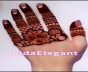 Finger Mehndi Design For Back Hand _ Henna Design by Rida Elegant from all mehndi song video hd
