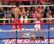 Manny Pacquiao vs Miguel Cotto Part 4 in High Definition HD of the best boxing Match of the Year. &#60;br/&#62; &#60;br/&#62;2009 Manny Pacquiao defeated Miguel Cotto with a TKO in the 12th round at the MGM Grand in Las Vegas tonight, taking Cotto&#39;s WBO welterweight