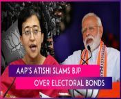 On March 17, Delhi Minister Atishi said, “ED and CBI have become Modi&#39;s ‘Gunday’.” She said that in the past decade both the agencies have systematically targeted opposition parties and leaders. The AAP leader said that the Electoral Bond scam reveals that Modi&#39;s three ‘Gunday’- ED, CBI, and the IT department were running an extortion racket. Atishi went on to say that just as the ‘Gunday’ used to demand money, now ED, CBI, and the IT department demand Electoral Bonds. She also spoke about the summons sent to Arvind Kejriwal. Atishi said, “No one knows when the investigation into the Delhi Jal Board scam started or why only Arvind Kejriwal was summoned.” She added, “Their only objective seems to be to put Arvind Kejriwal in jail, whether through one case or another, whether legitimate or fabricated.” Watch the video to know more.