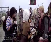 In the first hour of this special “Once Upon a Time” event – “Birth” – tensions in Camelot come to a head when Merlin, now under Arthur’s control, delivers an ultimatum to Emma: hand over the Dark One dagger and the Promethean spark or he will kill her entire family. Refusing to give in, Emma and our heroes face off against Arthur, Merlin and Zelena in an epic battle of magic and will. Just when the end is in sight, Emma is forced to make a gut-wrenching choice that no one saw coming. Back in Storybrooke, Zelena’s pregnancy mysteriously accelerates and Hook goes to new and desperate lengths to get answers from the Dark Swan. In the second hour – “The Bear King”– Zelena and Arthur journey to DunBroch on a mission to retrieve an enchanted relic that will provide the advantage they need to vanquish Emma and our heroes. Their path will cross with Merida’s, who is on a journey of her own to pay a debt that her father, King Fergus, owed to the Witch when he died. Merida enlists the help of two friends, Mulan and Ruby, but, in order to satisfy the Witch and save DunBroch, she first must discover the identity of the knight who killed her father. In flashbacks, Merida learns about bravery and honor as she trains for combat and rides alongside Fergus into the infamous battle that claims his life, in the two-hour “Once Upon a Time,” airing Sunday, November 15th on ABC.