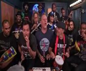Metallica joins Jimmy and The Roots in the Tonight Show Music Room to perform &#92;