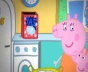 Peppa Pig S03E10 Washing from peppa jugando al cerdito de en medio clip