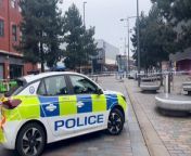 Police are hunting a knifeman after a 15-year-old schoolboy was stabbed to death at a shopping centre.&#60;br/&#62;&#60;br/&#62;Emergency services rushed to New Square in West Bromwich town centre after the teenager was attacked at around 9.15pm on Sunday.&#60;br/&#62;&#60;br/&#62;Despite the efforts of paramedics, the teenager, who has not been named, sadly died at the scene just off New Street.