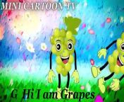 Fruits _ Pre School _ Learn English Words (Spelling) Video For Kids and Toddlers 3.37 #minicartoontv