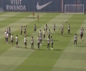 PSG training ahead of Barcelona UCL quarter final first leg&#60;br/&#62;&#60;br/&#62;Camp des Loges, Paris, France