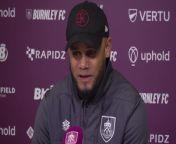Burnley boss Vincent Kompany says he isn&#39;t setting a points target in their battle to avoid relegation as they prepare for a crucial game with relegation threatened rivals Everton&#60;br/&#62;Burnley, UK