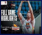 PBA Game Highlights: Phoenix burns Converge to get back on track from hot burn ole mal