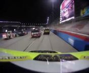 Dean Thompson gets loose into Grant Enfinger sending them both up into the outside wall late at Texas Motor Speedway.