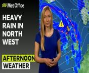 Outbreaks of rain for many today, this heavy and persistent in places, particularly in western Scotland. Cloudy and mild today and overnight. Drier and brighter for many on Thursday. – This is the Met Office UK Weather forecast for the afternoon of 10/04/24. Bringing you today’s weather forecast is Annie Shuttleworth.