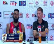 Interview with Best Player Mo Tautuaa and Coach Jorge Gallent [Apr. 10, 2024] from hp samba mo