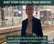 MP Liz Saville Roberts has been to Barmouth to hear how train cuts will affect constituents from mp 4xvideosww n