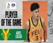 UAAP Player of the Game Highlights: Ariel Cacao creates sweet win for FEU against UP from ariel midel teen