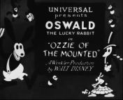 Ozzie Of The Mounted (1928) - Oswald the Lucky Rabbit from lucky steppsonn