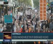 In Australia, citizens have mobilized in a massive march to reject gender-based violence, uniting their voices in a call to action to eradicate this social issue. teleSUR