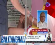 Binabantayan ang heat-related illnesses at kaso ng rabies sa bansa.&#60;br/&#62;&#60;br/&#62;&#60;br/&#62;Balitanghali is the daily noontime newscast of GTV anchored by Raffy Tima and Connie Sison. It airs Mondays to Fridays at 10:30 AM (PHL Time). For more videos from Balitanghali, visit http://www.gmanews.tv/balitanghali.&#60;br/&#62;&#60;br/&#62;#GMAIntegratedNews #KapusoStream&#60;br/&#62;&#60;br/&#62;Breaking news and stories from the Philippines and abroad:&#60;br/&#62;GMA Integrated News Portal: http://www.gmanews.tv&#60;br/&#62;Facebook: http://www.facebook.com/gmanews&#60;br/&#62;TikTok: https://www.tiktok.com/@gmanews&#60;br/&#62;Twitter: http://www.twitter.com/gmanews&#60;br/&#62;Instagram: http://www.instagram.com/gmanews&#60;br/&#62;&#60;br/&#62;GMA Network Kapuso programs on GMA Pinoy TV: https://gmapinoytv.com/subscribe