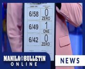 The Philippine Charity Sweepstakes Office (PCSO) announced that a bettor won the Super Lotto 6/49 jackpot on Tuesday evening, May 7, draw.&#60;br/&#62;&#60;br/&#62;The lucky bettor matched the Super Lotto winning combination of 40-18-07-06-24-27 with a P51.9 million jackpot prize.&#60;br/&#62;&#60;br/&#62;READ: https://mb.com.ph/2024/5/8/lone-bettor-wins-p51-9-m-super-lotto-jackpot-on-may-8&#60;br/&#62;&#60;br/&#62;Subscribe to the Manila Bulletin Online channel! - https://www.youtube.com/TheManilaBulletin&#60;br/&#62;&#60;br/&#62;Visit our website at http://mb.com.ph&#60;br/&#62;Facebook: https://www.facebook.com/manilabulletin &#60;br/&#62;Twitter: https://www.twitter.com/manila_bulletin&#60;br/&#62;Instagram: https://instagram.com/manilabulletin&#60;br/&#62;Tiktok: https://www.tiktok.com/@manilabulletin&#60;br/&#62;&#60;br/&#62;#ManilaBulletinOnline&#60;br/&#62;#ManilaBulletin&#60;br/&#62;#LatestNews&#60;br/&#62;