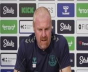 Everton boss Sean Dyche on his achievements this year and not needing manager of the year to show that ahead of their Premier League clash with Sheffield United&#60;br/&#62;Finch Farm, Liverpool, UK