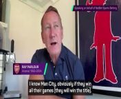 Ray Parlour doesn&#39;t expect Manchester City to drop any points in the Premier League title race