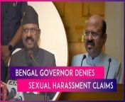 West Bengal Governor CV Ananda Bose has denied the allegations of sexual harassment. An employee of the Raj Bhavan has accused Bose of sexual harassment. The governor called it an &#92;