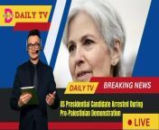 US Presidential Candidate Arrested During Pro-Palestinian Demonstration&#60;br/&#62;&#60;br/&#62;United States (US) presidential candidate from the Green Party Jill Stein was arrested on Saturday (27/4/2024)&#60;br/&#62;&#60;br/&#62;#pro-palestinianprotests #pro-palestinianprotesters #pro-palestinianprotest #unitedstates #jillstein #presidentialcandidate