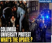 Watch as tensions escalate at Columbia University as a swarm of NYPD officers enter the campus to detain pro-Palestinian protesters. The dramatic turn of events unfolds as clashes erupt amid ongoing demonstrations against Israeli military actions in Gaza. Stay informed with live coverage of the campus turmoil and the implications for free expression and campus security. &#60;br/&#62; &#60;br/&#62;#ColumbiaProtest #ColumbiaUniversity #ProPalestineProtest #NYPD #NewYorkPolice #NYPD #IsraelHamasWar #IsraelPalestineConflict #Oneindia&#60;br/&#62;~HT.99~PR.152~ED.102~