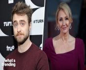 Daniel Radcliffe is responding to a tweet JK Rowling posted in early April, stating she would never accept an apology from him.