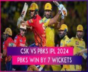 Punjab Kings defeated Chennai Super Kings by seven wickets in IPL 2024 on May 1. This was Punjab Kings&#39; fourth overall victory of the season.&#60;br/&#62;
